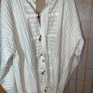 Silver Jeans Gold Metallic Knit Sweater